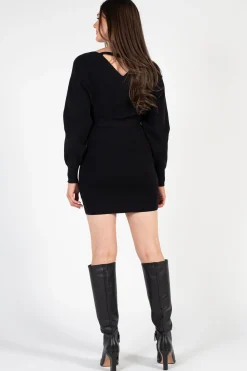 Petal Roz Valentina Tie Waist Sweater Dress New
