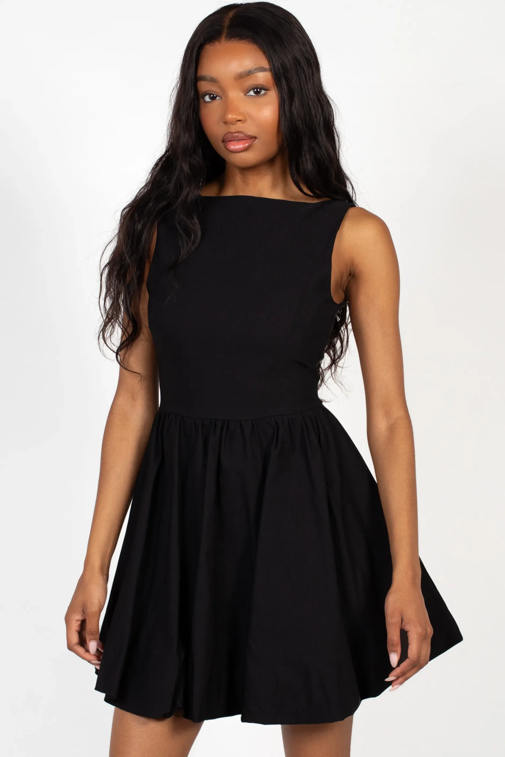 Blue Blush Winona Bubble Hem Mini Dress Sale