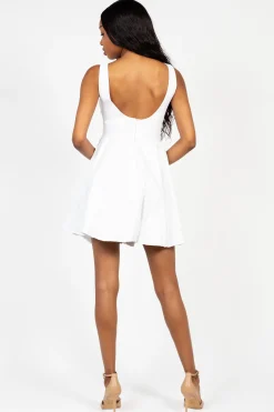 Blue Blush Winona Bubble Hem Mini Dress Sale