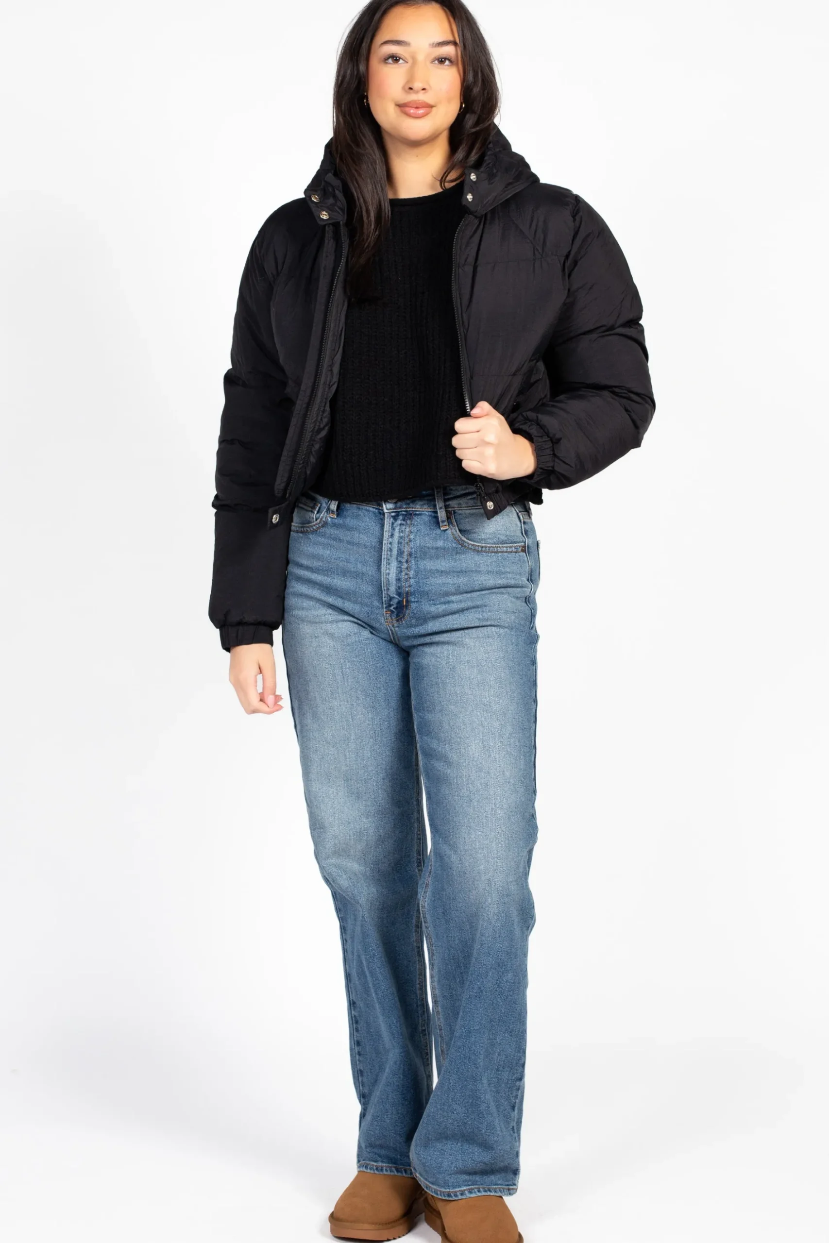 Anwnd Zara Hooded Puffer Jacket Online
