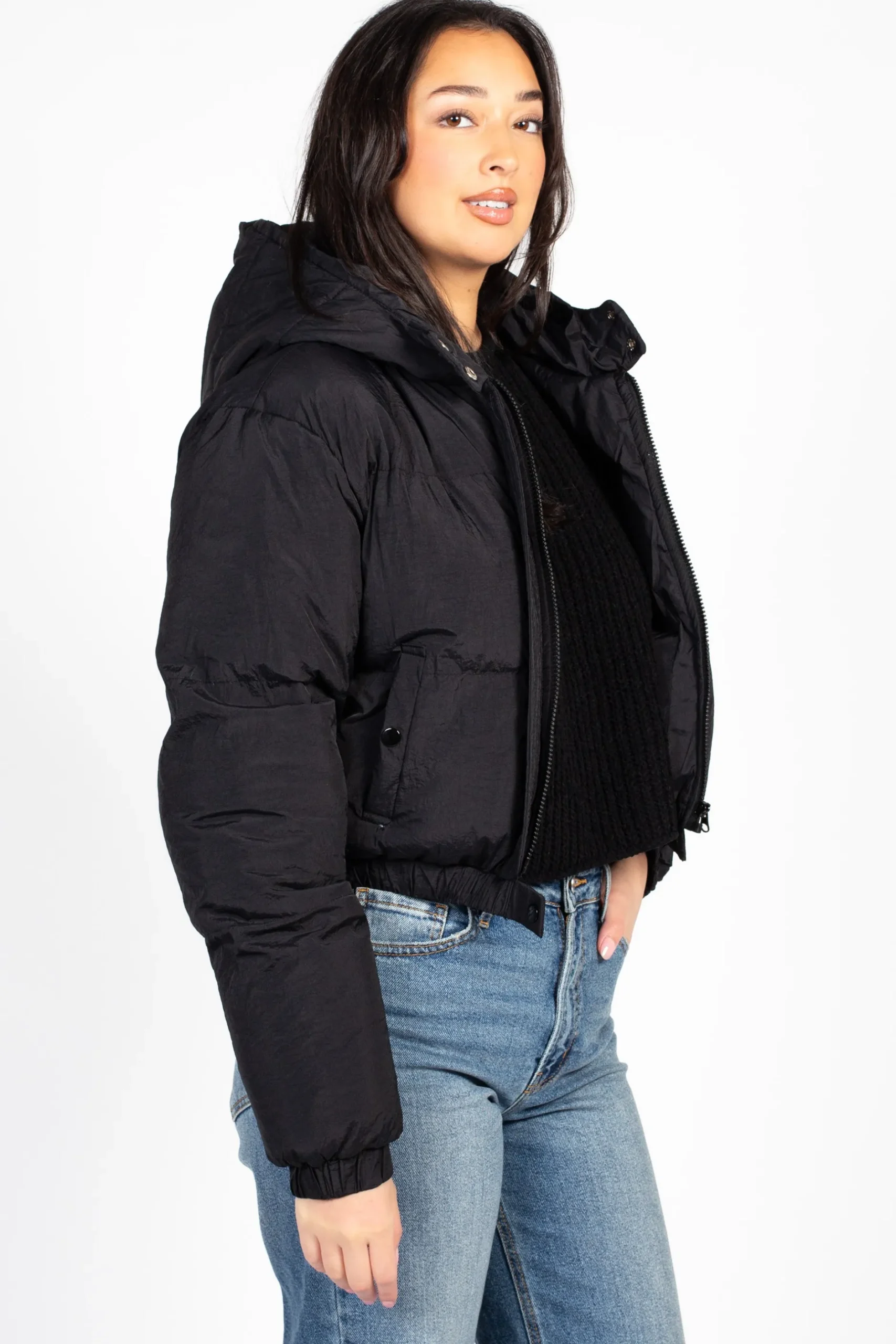 Anwnd Zara Hooded Puffer Jacket Online